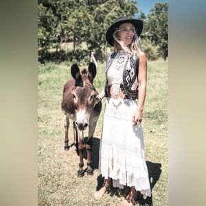 NWOT SPELL Boho Bella Skirt XS RARE🦄 IMMACULATE PERFECT CONDITION, Never Worn!